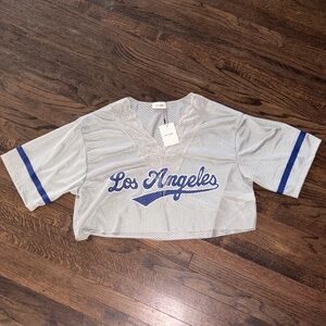 Los Angeles cropped jersey